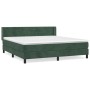 Boxspringbett mit dunkelgrüner Samtmatratze 160x200 cm von , Betten und Lattenroste - Ref: Foro24-3131030, Preis: 488,59 €, R...