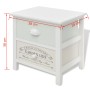 French style wooden nightstand by vidaXL, Nightstands - Ref: Foro24-242874, Price: 55,51 €, Discount: %