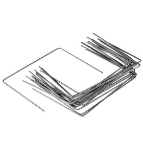 Nature Staples to fix awning on the ground metal 20 units 25x20 cm by Nature, Hooks and staples for anti-weed nets - Ref: For...