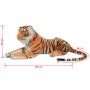 Tigre de peluche marrón XXL de vidaXL, Animales de peluche - Ref: Foro24-80163, Precio: 55,41 €, Descuento: %