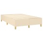 Cama box spring con colchón tela color crema 120x200 cm de , Camas y somieres - Ref: Foro24-3142486, Precio: 425,58 €, Descue...