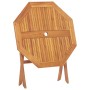 Mesa plegable de jardín de madera maciza de acacia 90x75 cm de , Mesas de jardín - Ref: Foro24-46656, Precio: 133,60 €, Descu...