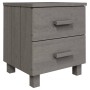 Mesita de noche HAMAR pino macizo gris claro 40x35x44,5 cm de vidaXL, Mesitas de noche - Ref: Foro24-340407, Precio: 43,67 €,...