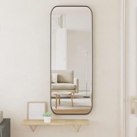 Black rectangular wall mirror 30x80 cm by , Mirrors - Ref: Foro24-344918, Price: 59,99 €, Discount: %