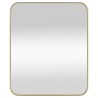 Golden rectangular wall mirror 50x60 cm by , Mirrors - Ref: Foro24-344932, Price: 71,52 €, Discount: %