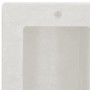 Shower niche with 2 matte white compartments 41x51x10 cm by , Shower walls and screens - Ref: Foro24-151396, Price: 61,99 €, ...