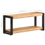 TV-Schrank aus massivem Akazienholz, 90 x 30 x 40 cm von , TV-Möbel - Ref: Foro24-321978, Preis: 124,00 €, Rabatt: %