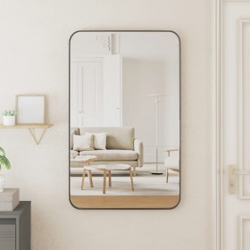 Black rectangular wall mirror 50x80 cm by , Mirrors - Ref: Foro24-344924, Price: 72,99 €, Discount: %