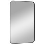 Black rectangular wall mirror 50x80 cm by , Mirrors - Ref: Foro24-344924, Price: 73,92 €, Discount: %