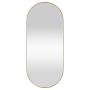 Golden oval wall mirror 30x70 cm by , Mirrors - Ref: Foro24-344945, Price: 53,43 €, Discount: %