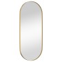 Golden oval wall mirror 30x70 cm by , Mirrors - Ref: Foro24-344945, Price: 53,43 €, Discount: %