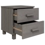 Mesita de noche HAMAR pino macizo gris claro 40x35x44,5 cm de vidaXL, Mesitas de noche - Ref: Foro24-340407, Precio: 43,67 €,...