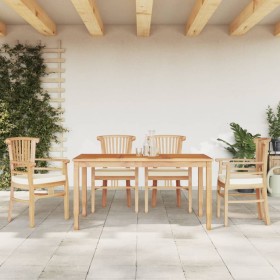 5-piece garden dining set solid teak wood by , Garden sets - Ref: Foro24-3155775, Price: 727,37 €, Discount: %