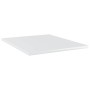 Shelf shelf 4 units glossy white plywood 40x50x1.5cm by , Shelves - Ref: Foro24-805196, Price: 33,63 €, Discount: %