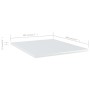 Estante estantería 4uds contrachapada blanco brillo 40x50x1,5cm de , Estanterías - Ref: Foro24-805196, Precio: 33,99 €, Descu...