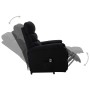 Sillón elevable tela negro de , Sillones - Ref: Foro24-321238, Precio: 316,75 €, Descuento: %