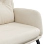 Sillón de relax de piel de ante sintética color crema de , Sillones - Ref: Foro24-341284, Precio: 119,10 €, Descuento: %