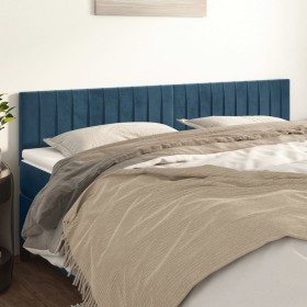 Headboards 2 units of dark blue velvet 80x5x78/88 cm by , Headboards and footboards - Ref: Foro24-346268, Price: 61,50 €, Dis...