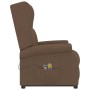 Massage chair with lifting system brown fabric by , Electric massage chairs - Ref: Foro24-289744, Price: 388,06 €, Discount: %