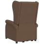 Massage chair with lifting system brown fabric by , Electric massage chairs - Ref: Foro24-289744, Price: 388,06 €, Discount: %