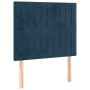 Headboards 2 units of dark blue velvet 80x5x78/88 cm by , Headboards and footboards - Ref: Foro24-3116604, Price: 61,44 €, Di...