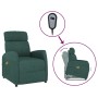 Dark green fabric lifting massage chair by , Electric massage chairs - Ref: Foro24-3120432, Price: 263,99 €, Discount: %