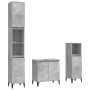 Set muebles de baño 2 piezas madera contrachapada gris hormigón de , Muebles de baño - Ref: Foro24-3185593, Precio: 197,27 €,...