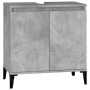 Concrete gray plywood 2-piece bathroom furniture set by , Bathroom furniture - Ref: Foro24-3185593, Price: 192,15 €, Discount: %