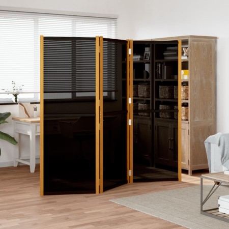 Divider screen with 3 panels black 210x180 cm by , Room dividers - Ref: Foro24-319179, Price: 107,99 €, Discount: %