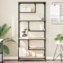 Sonoma oak engineered wood shelving 81x36x176 cm by , Bookcases and shelves - Ref: Foro24-836224, Price: 77,71 €, Discount: %