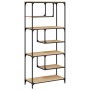 Estantería madera de ingeniería roble Sonoma 81x36x176 cm de , Librerías y estanterías - Ref: Foro24-836224, Precio: 77,71 €,...