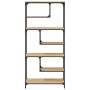 Sonoma oak engineered wood shelving 81x36x176 cm by , Bookcases and shelves - Ref: Foro24-836224, Price: 77,71 €, Discount: %