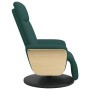 Sillón reclinable con reposapiés tela verde oscuro de , Sillones - Ref: Foro24-356525, Precio: 234,99 €, Descuento: %