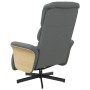 Sillón reclinable con reposapiés tela gris oscuro de , Sillones - Ref: Foro24-356602, Precio: 241,99 €, Descuento: %