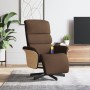 Brown fabric massage recliner with footrest by , Armchairs - Ref: Foro24-356616, Price: 249,99 €, Discount: %