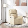 Cream Fabric Recliner by , Armchairs - Ref: Foro24-371760, Price: 218,22 €, Discount: %