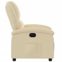 Cream Fabric Recliner by , Armchairs - Ref: Foro24-371760, Price: 218,22 €, Discount: %