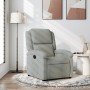 Sillón reclinable de terciopelo gris claro de , Sillones - Ref: Foro24-371797, Precio: 237,67 €, Descuento: %