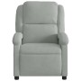 Light Gray Velvet Recliner by , Armchairs - Ref: Foro24-371797, Price: 237,67 €, Discount: %