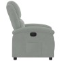 Light Gray Velvet Recliner by , Armchairs - Ref: Foro24-371797, Price: 237,67 €, Discount: %