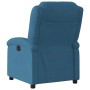 Sillón reclinable de terciopelo azul de , Sillones - Ref: Foro24-371807, Precio: 228,99 €, Descuento: %