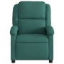 Sillón reclinable de tela verde oscuro de , Sillones - Ref: Foro24-371757, Precio: 219,22 €, Descuento: %