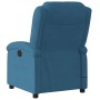 Blue Velvet Reclining Massage Chair by , Armchairs - Ref: Foro24-371818, Price: 235,89 €, Discount: %