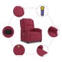 Sillón de masaje reclinable de terciopelo vino tinto de , Sillones - Ref: Foro24-371813, Precio: 235,99 €, Descuento: %