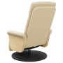 Recliner chair with footrest in cream fabric by , Armchairs - Ref: Foro24-356527, Price: 244,00 €, Discount: %