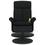 Sillón reclinable de masaje con reposapiés tela negro de , Sillones - Ref: Foro24-356544, Precio: 161,11 €, Descuento: %