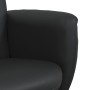 Sillón reclinable con reposapiés cuero sintético negro de , Sillones - Ref: Foro24-356552, Precio: 153,20 €, Descuento: %