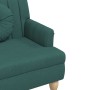 Bench with cushions dark green fabric 113x64.5x75.5 cm by , Banks - Ref: Foro24-372134, Price: 175,41 €, Discount: %