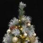 Árbol Navidad artificial con bisagras 150 LED y bolas 120 cm de , Arboles de navidad - Ref: Foro24-3210195, Precio: 64,96 €, ...