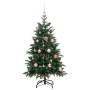 Artificial Christmas tree with hinges 150 LED and balls 120 cm by , Christmas trees - Ref: Foro24-3210459, Price: 86,64 €, Di...